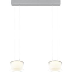 Designer-Pendellampe Bankamp Grand Clear aluminium eloxiert 2 - LED - Lichtfarbe: Extra warmweiss - Material: Aluminium/Glas - Designer-Pendellampe-