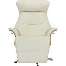 Conform Sessel Airness Weiss Leder 80 cm 85 cm - Material: Echtleder - Möbel Konfigurator: Traummöbel individuell zusammenstellen - Sessel