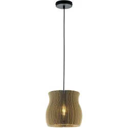Pendellampe Clare Braun Metall 28 cm 300 cm - Pendellampe