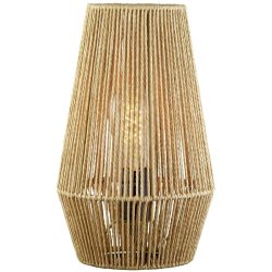 Tischlampe Cedric Braun Metall 20 cm 33 cm - Tischlampe