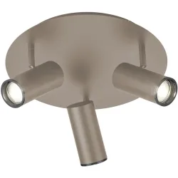 Spot Adina Braun/Grau Metall 35 cm 20 cm - Farbe: taupe - Spot