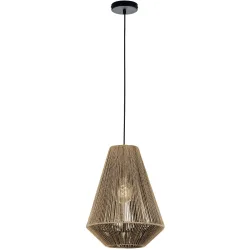 Pendellampe Cedric Braun Metall 33 cm 120 cm - Pendellampe
