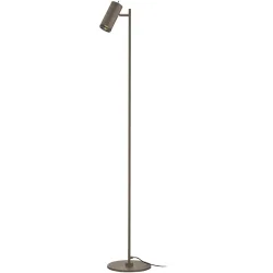 Leselampe Adina Grau Metall 135 cm - Farbe: taupe - Leselampe