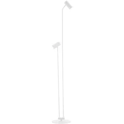 Stehlampe Adina Weiss Metall 180 cm - Stehlampe