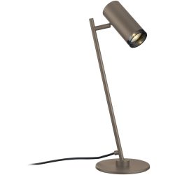 Tischlampe Adina Grau/Beige Metall 50 cm - Farbe: taupe - Tischlampe