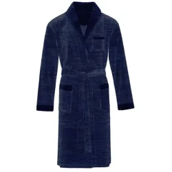 VOSSEN - Alberto Bademantel, für Herren, Blau Denim Dunkel, Größe S