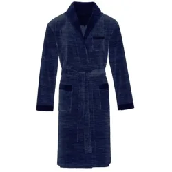 VOSSEN - Alberto Bademantel, für Herren, Blau Denim Dunkel, Größe S