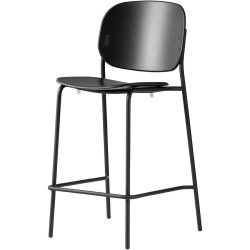 CONNUBIA Barhocker Yo! Schwarz Metall 54 cm 98 cm - Material: Metall/Polypropylen - Barhocker