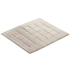 Vossen Badteppich Exclusive Grau Baumwolle 55 cm 65 cm - Farbe: Urban grey - Badteppich