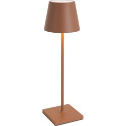 Tischlampe Aline Rot Aluminium/Kunststoff 11 cm 38 cm - LED - Lichtfarbe: Extra warmweiss - Material: Aluminium, Kunststoff - Tischlampe- LED