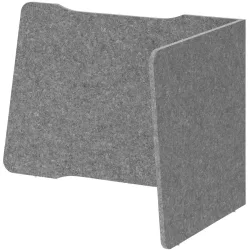 Hammerbacher Akustik-Einhausung Grau 955 mm x 650 mm x 605 mm