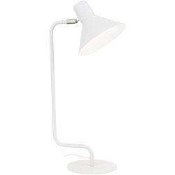 Tischlampe Viktoria Weiss Stahl 17.5 cm 51 cm - Tischlampe