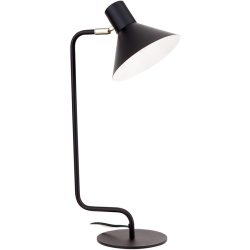 Tischlampe Viktoria Schwarz Stahl 17.5 cm 51 cm - Tischlampe