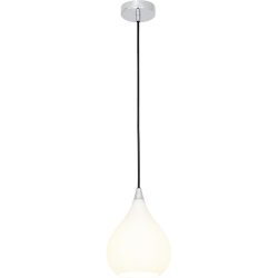 Pendellampe Perla Weiss Glas 17 cm 125 cm - Pendellampe
