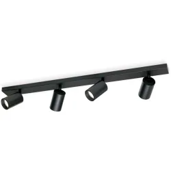 Spot Sean Schwarz Stahl 80 cm 12.7 cm - Spot
