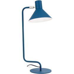Tischlampe Viktoria Blau Stahl 17.5 cm 51 cm - Tischlampe