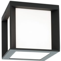 Aussenlampe Henry Grau Aluminium/Kunststoff 16 cm 16 cm - Farbe: Anthrazit - Aussenlampe