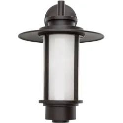 Wandlampe aussen Teiko Braun 24 cm 36.5 cm - Material: Siluminguss - Wandlampe aussen