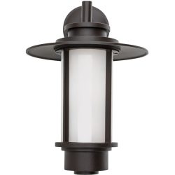 Wandlampe aussen Teiko Braun 24 cm 36.5 cm - Material: Siluminguss - Wandlampe aussen