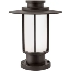 Aussenlampe Teiko Braun 24 cm 30 cm - Material: Siluminguss - Aussenlampe