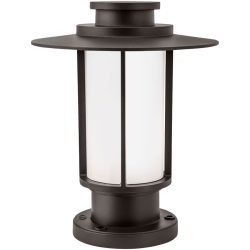 Aussenlampe Teiko Braun 24 cm 30 cm - Material: Siluminguss - Aussenlampe
