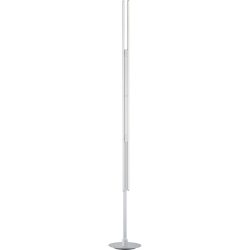 Designer-Stehlampe Bankamp Move aluminium eloxiert dimmbar H 210 cm - LED - Lichtfarbe: Extra warmweiss - Designer-Stehlampe- LED Energiesparlampe
