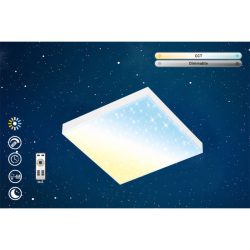 Deckenlampe Telefunken Weiss Kunststoff/Metall 29.5 cm 6.6 cm - LED - Lichtfarbe: Warmweiss - Kaltes Tagesweiss - Material: Metall/Kunststoff -