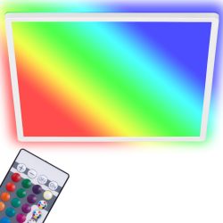 Deckenlampe Emma Kunststoff weiss RGB 42cm - LED - Lichtfarbe: Helles Neutralweiss - Deckenlampe- LED Energiesparlampe