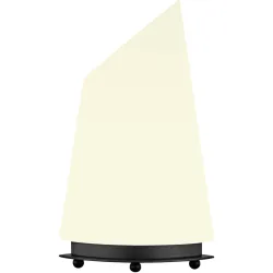 Designer-Tischlampe Bankamp Navigare E14 schwarz H 33 cm - Farbe: schwarz, weiss - Material: Glas - Designer-Tischlampe