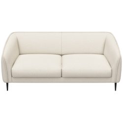Sofa Fady Beige Stoff/Polyester 187.5 cm 88.5 cm - Farbe: vanille - Material: 100% Polyester - Sofa