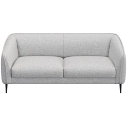 Sofa Fady Grau Stoff 187.5 cm 74 cm - Farbe: Hellgrau - Sofa