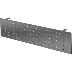 Sichtblende Office Grau Metall 160 cm - Farbe: graphit - Sichtblende