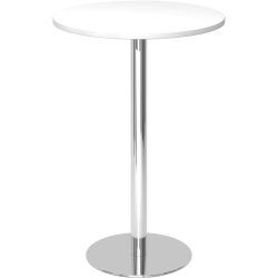 Besprechungstisch Office Weiss Holz 80 cm - Material: Holzwerkstoff - Besprechungstisch