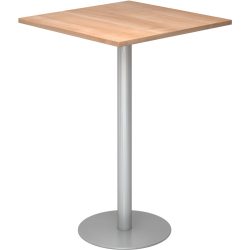 Besprechungstisch Office Braun Holz 80 cm - Farbe: Nussbaum - Material: Holzwerkstoff - Besprechungstisch