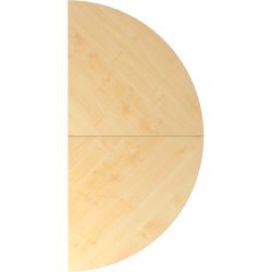 Anbautisch Office Holz 160 cm - Farbe: Ahorn - Material: Holzwerkstoff - Anbautisch