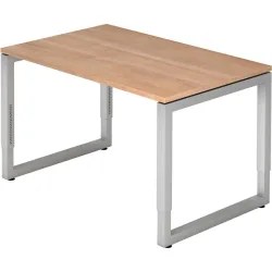 Schreibtisch Office Braun Holz 120 cm - Farbe: Nussbaum - Material: Holzwerkstoff - Schreibtisch
