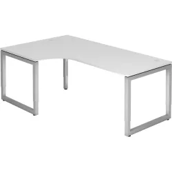 Hammerbacher Schreibtisch R-Serie Weiß 1.200 x 2.000 x 650-850 mm VRS82/W