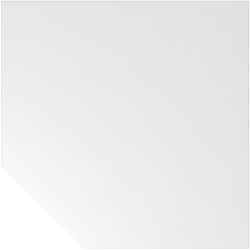 Anbautisch Office Weiss Holz 120 cm - Material: Holzwerkstoff - Anbautisch