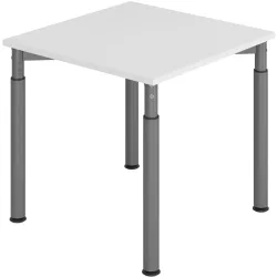 Schreibtisch Office Grau Holz 80 cm - Material: Holzwerkstoff - Schreibtisch