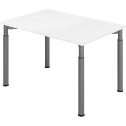 Schreibtisch Office Weiss Holz 120 cm - Material: Holzwerkstoff - Schreibtisch