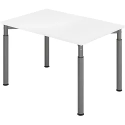 Schreibtisch Office Weiss Holz 120 cm - Material: Holzwerkstoff - Schreibtisch