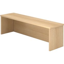 Thekenaufsatz Office Braun Holz 120 cm - Farbe: eiche - Material: Holzwerkstoff - Thekenaufsatz