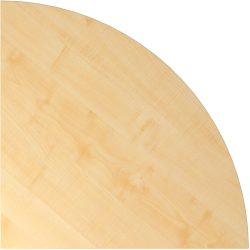 Anbautisch Office Holz 80 cm - Farbe: Ahorn - Material: Holzwerkstoff - Anbautisch
