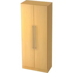 Aktenschrank Office Braun Holz 80 cm 42 cm 200.4 cm - Farbe: Buche Dekor - Material: Holzwerkstoff - Aktenschrank