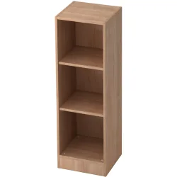 Hammerbacher, Hammerbacher Melaminharzbeschichtete Spanplatte Regal 2 406 x 400 x 1.270 mm Walnuss
