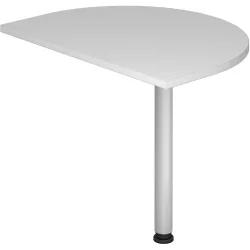 Hammerbacher Erweiterungsplatte Matrix Lichtgrau 600 x 800 x 25 mm