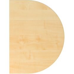 Anbautisch Office Holz 60 cm - Farbe: Ahorn - Material: Holzwerkstoff - Anbautisch