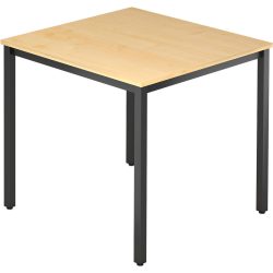 Besprechungstisch Office Holz 80 cm - Farbe: Ahorn - Material: Holzwerkstoff - Besprechungstisch