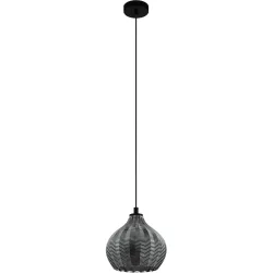 Eglo Pendellampe Tamallat Schwarz Stahl 23 cm 110 cm - Pendellampe