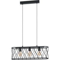 Eglo Pendellampe Giltspur Schwarz Stahl 18 cm 110 cm - Pendellampe